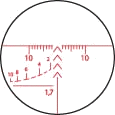 Rifle Scope Pilad 8x56L Pro with 1000 m Dragunov Rangefinder Illuminated Reticle