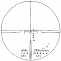 Rifle Scope PO 3.5x21P with Rangefinding Reticle, Universal AK/SKS/SVD Version