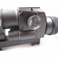 Rifle Scope PS-07 with Dual Black/Red Rangefinding Reticle, Weaver Version