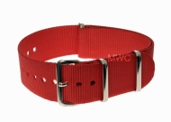 18mm Red NATO MWC Watch Strap