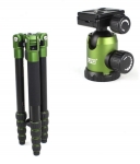 Aluminium Camera Tripod LVG A-215 Green with NB535 Ball Head