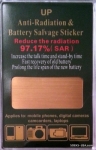 Anti Radiation and Battery Salvage Sticker