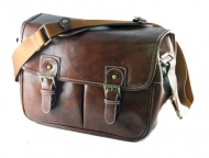 Brown Leather Camera Bag for Cameras #1