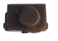 Brown Leather Camera Case Bag for Olympus Pen EP2 EP1