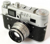 FED-4 35mm Camera Silver