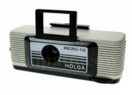 Holga White 110 Spy Keychain Toy Film Camera