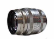 Jupiter-9 85mm F2 Russian Lens for M39. Silver