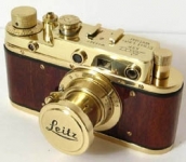 Leica Camera Copy - Gold-Wood-C