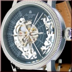 Mechanical Handwinding Skeleton Aeromatic Watch A1305