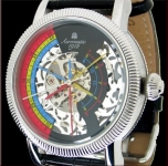 Mechanical Handwinding Skeleton Aeromatic Watch A1307