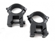 Molot 30 mm Low Profile See-Thru Rings for Picatinny Rails