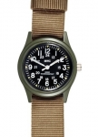 Olive Vietnam Watch on Khaki Strap NAM/OL/MET