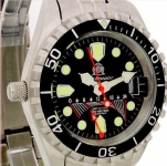 Profi Combat Diver GMT Tauchmeister Watch T0095