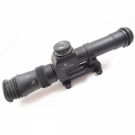 Rifle Scope PS-07 with Dual Black/Red Rangefinding Reticle, Weaver Version