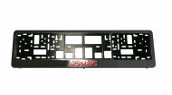 Vandal-proof frame for license plate with Lexus logo (chrome)