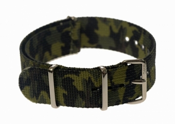 20mm Jungle / Tropical Camo NATO MWC Watch Strap