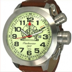 2.WW XXL German U-Boot ALARM Tauchmeister Watch T0187