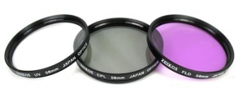 CPL + UV + FLD 3pcs Lens Filters Kit Set