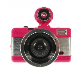 Fisheye 2 Pink Lomo 35mm Film Camera