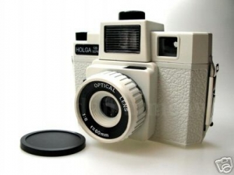 Holga White 120 GCFN Medium Format Camera