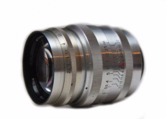 Jupiter-9 85mm F2 Russian Lens for Samsung NX. Silver