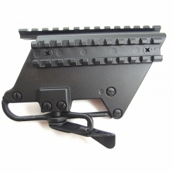 Kobra AK to Weaver Mount, Centered, with Long Side Tactical Rail