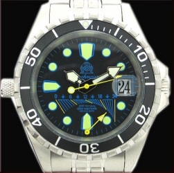 Profi Combat Diver GMT Tauchmeister Watch T0173