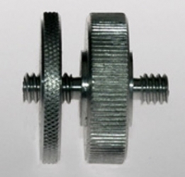 Threaded adapters with two screws