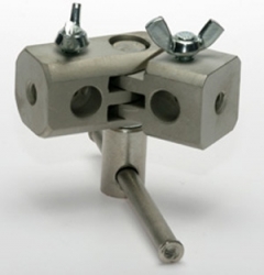 Umbrella holders with double screw