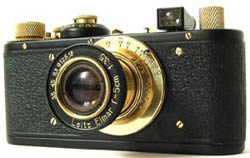 Leica Camera Copy - Black-Gold