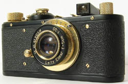 Leica Camera Copy - Black-Gold