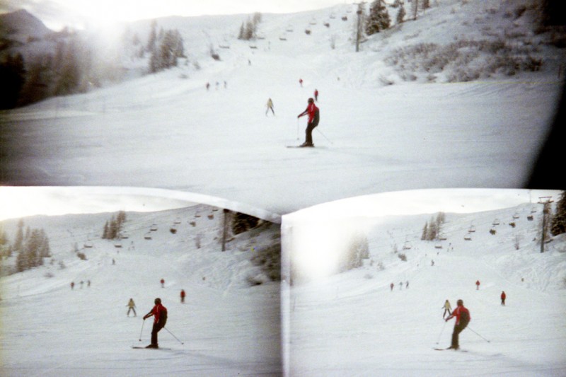 3 Lens Action Sampler Lomo 35mm Film Camera White