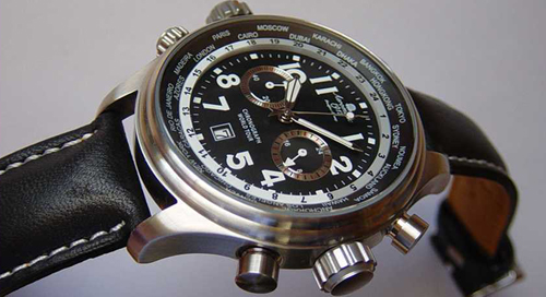 XXL-Pilot DEFENDER 'World-Tour' Chronograph A1113