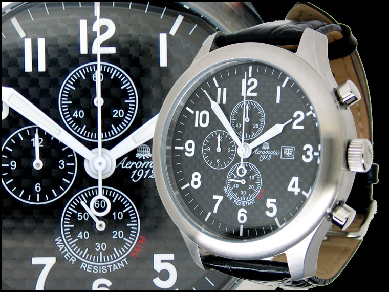 XXL Military NAVI PILOT Chronograph Watch A1315