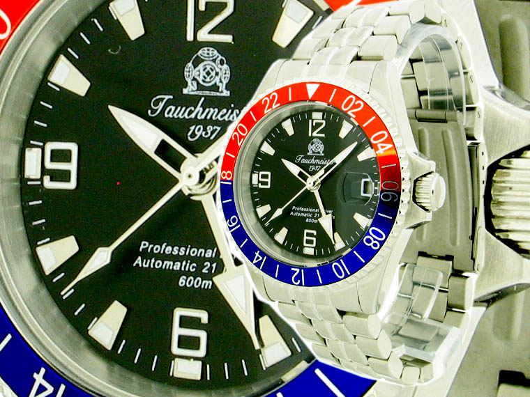 Automatic Professional Diver GMT-U-BOOT SUB. 600m 24h T0100