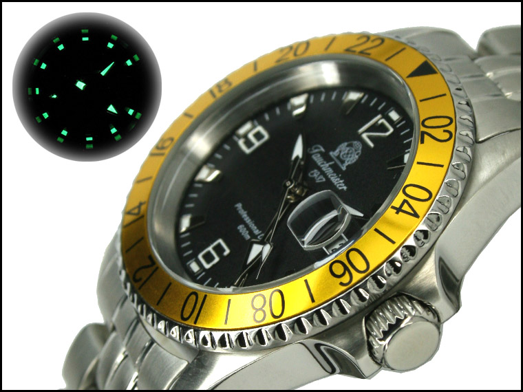 Professional Diver SWISS-GMT-movt. SUB. 600m T0204