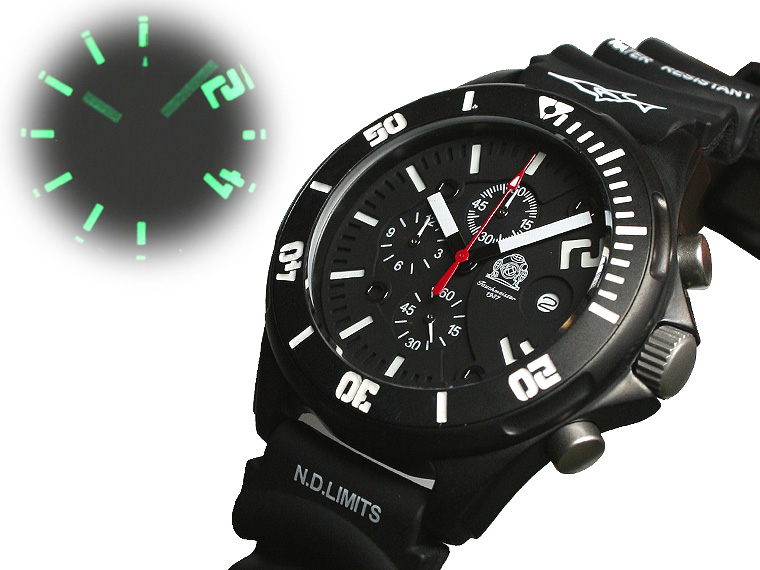 Marine Combat-Diver Chrono "Professional Deep Sea" 20bar T0218