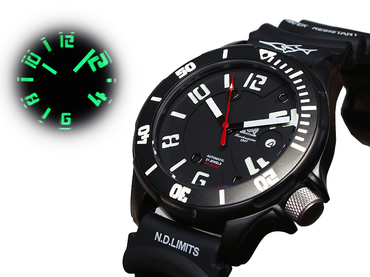 Marine Combat-Diver "Professional Deep Sea" 20bar 3-D dial T0220A