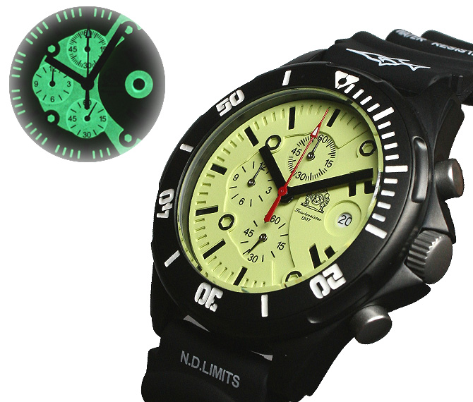 Marine Combat-Diver Chrono "Professional Deep Sea" 20bar T0226