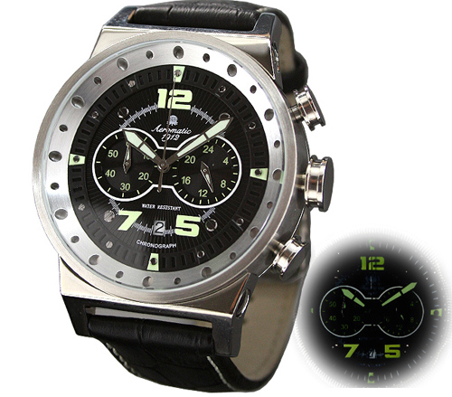 XL-Military Chronograph 3-D dial A1344