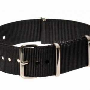 18mm Black NATO MWC Watch Strap