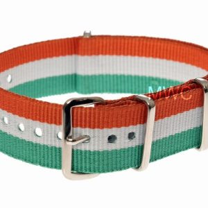 20mm Red White and Green" NATO MWC Watch Strap"