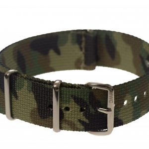 20mm Woodland Camouflage NATO MWC Watch Strap