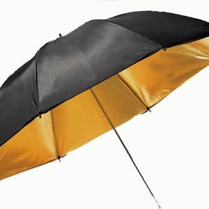 94cm Black & Gold Studio Double-Layer Umbrella