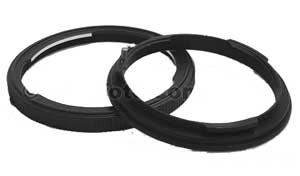 Two adapters rings to use KIEV-88 lenses on a KIEV-60