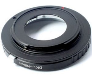 DKL Retina Lens to Nikon Adapter