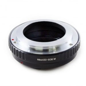 Nikon S Lens to Canon EOS-M Adapter