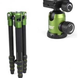 Aluminium Camera Tripod LVG A-215 Green with NB535 Ball Head