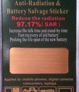 Anti Radiation and Battery Salvage Sticker