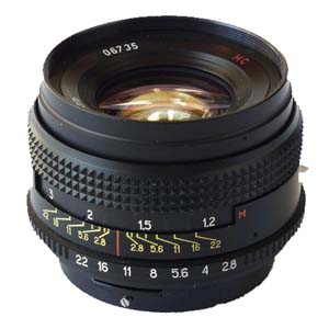 MC ARSAT 2.8/80 Lens for Kiev 60, 88 cameras